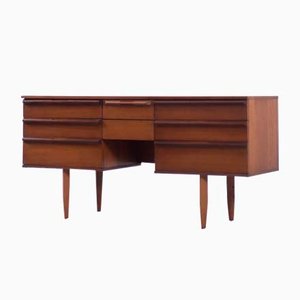 Dänischer Mid-Century Teak Schreibtisch von Avalon, 1960er