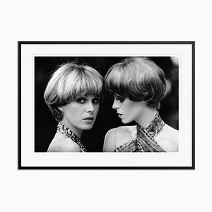 Twice as Lumley Archival Pigment Print Framed in Black by Doreen Spooner