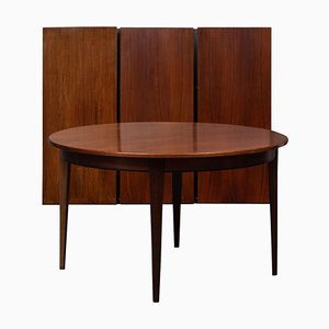 Fully Restored Rosewood Extendable Dining Table from Omann Jun, 1960s