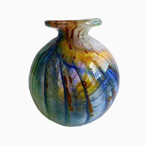 Blown Glass Vase from Mdina Glass Malta, 1960s