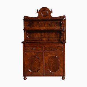 Credenza Biedermeier con mensola, XIX secolo