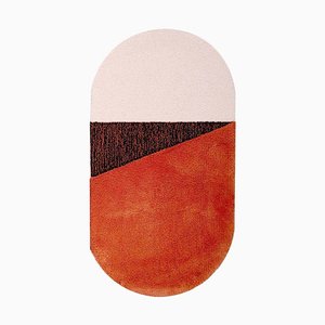 Medium RG Orange/Brown Oci Rug by Seraina Lareida for Portego