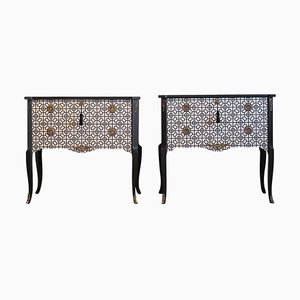 Vintage Art Deco Commodes, Set of 2