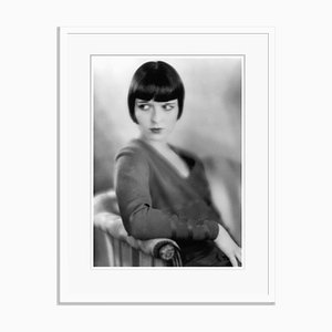 Louise Brooks Archival Pigment Print Framed in White