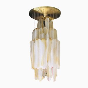 Murano Deckenlampe von Mazzega, 1970er