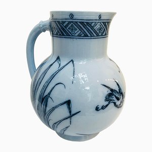 19th Century Light Blue Jug from Brown Westhead Moore and Co