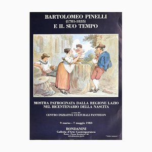 Bartolomeo Pinelli's Ausstellung - Original Offset Poster - 1983 1983