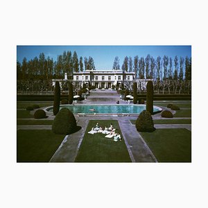 USA Trianon Oversize C Print Framed in Black by Slim Aarons