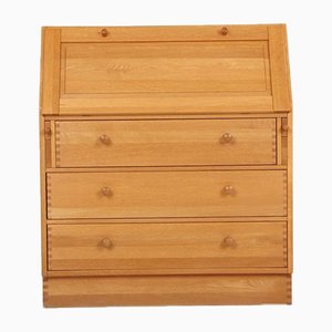 Vintage Danish Oak Secretaire by Andreas Hansen for Hadsten Træindustri