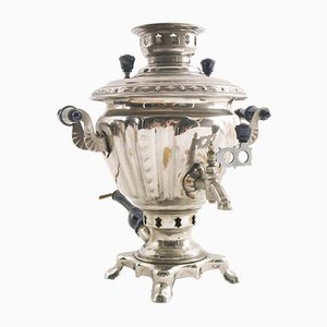 Samovar in ottone cromato di 3WB, 1969
