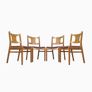 Mid-Century Danish Teak Dining Chairs, 1960s, Set of 4