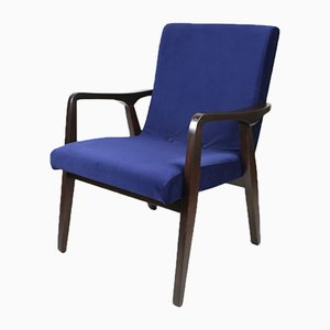 Chaise Bleue Vintage en Jade, 1970s