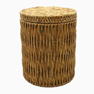 Large Seagrass Basket, 1980s