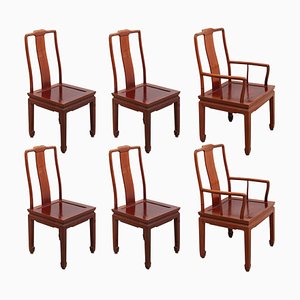 Chaises de Salon Style Ming, Chine, 1970s, Set de 6