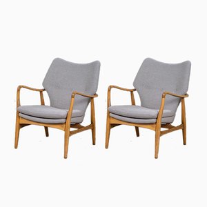 Mid-Century Design Lounge Chairs by Madsen & Schubell, Set of 2