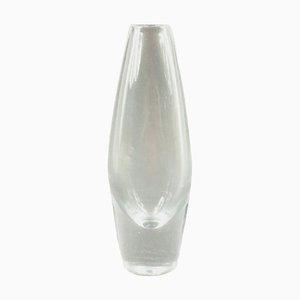 Vase aus Klarglas von Sven Palmqvist für Orrefors, 1950er