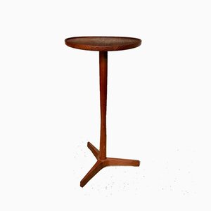 Pedestal Teak Side or Drink Table by Hans Andersen for Artex, 1960s