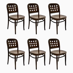Bentwood Dining Chairs by Josef Hoffmann, 1990s, Set of 12