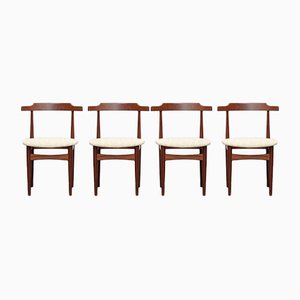 Dining Chairs by Hans Olsen for Frem Røjle, 1960s, Set of 4