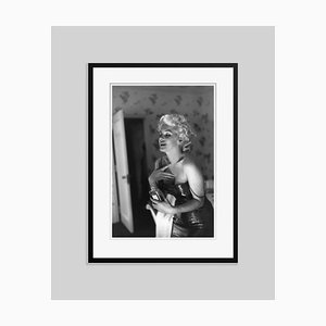 Marilyn Getting Ready To Go Out New York Silver Gelatin Resin Print, Framed In Black by Ed Feingersh for GALERIE PRINTS