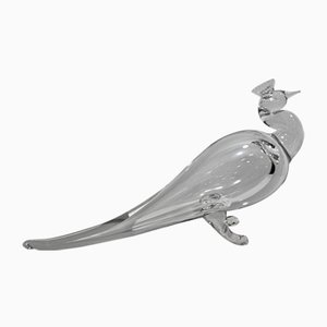 Glass Bird from Val Saint Lambert, 1970s