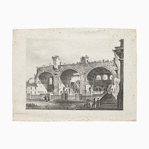 Lithographie Originale de The Lands of Rome - 20ème Siècle 20ème Siècle