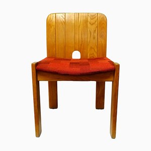 Solid Wood Side Chair with Sling Seat from Gavina, 1970s