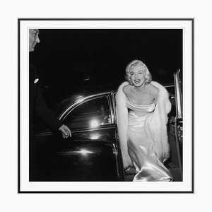 Marilyn Monroe Silver Gelatin Resin Print Framed in Black by Murray Garrett