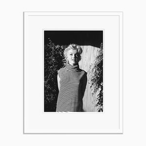 Marilyn Monroe Silver Gelatin Resin Print Framed in White by Baron