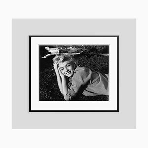 Marilyn Monroe Silver Gelatin Resin Print Framed in Black by Baron