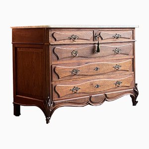 Antique French Marble Chest of Drawers