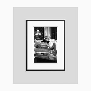 Marilyn Monroe Relaxes in a Hotel Room Silver Gelatin Resin Print Framed in Black by Ed Feingersh