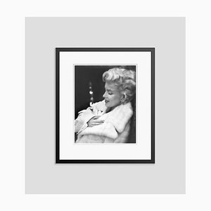 Marilyn Monroe Resting Silver Gelatin Resin Print Framed in Black by Ed Feingersh