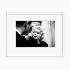 Marilyn Monroe Takes It to the Streets Silver Gelatin Resin Print Framed in White by Ed Feingersh