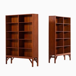 Bookcases by Børge Mogensen for C. M. Madsen, 1950s, Set of 2