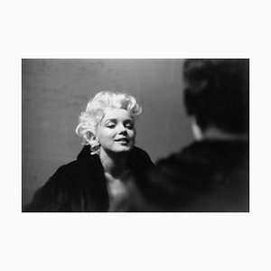 Marilyn Takes it to the Streets Silver Gelatin Resin Print Framed in Black by Ed Feingersh