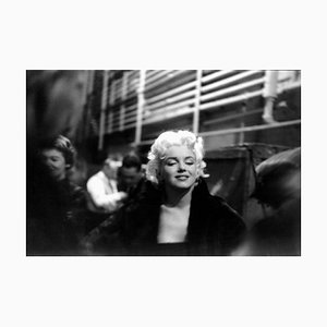 Marilyn Takes it to the Streets Silver Gelatin Resin Print Framed in Black by Ed Feingersh