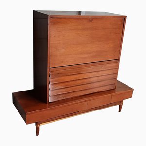 Secretaire Mid-Century in teak, anni '60