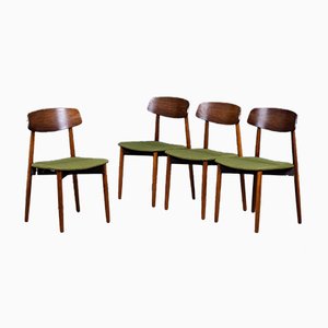 Chaises de Salon Vintage en Palissandre par Harry Østergaard pour Randers Møbelfabrik, 1960s, Set de 4
