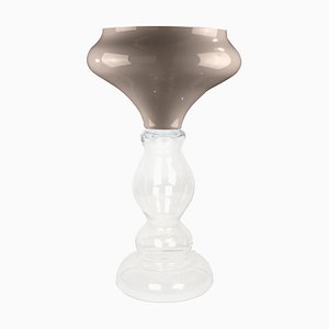 Zeus Vase in Tortora Glass from VGnewtrend
