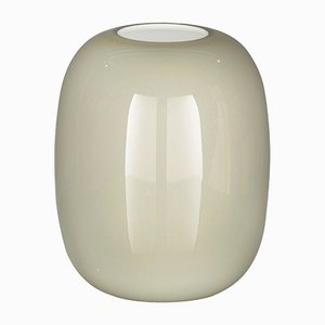 Italienische Trieste Vase aus hellgrauem Muranoglas von Marco Segantin für VGnewtrend