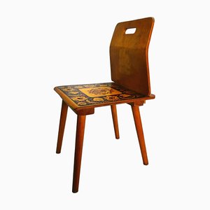 Silla infantil con contrachapado, años 50