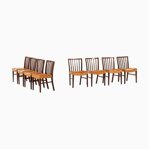 Chaises de Salon par Frits Henningsen, Danemark, 1940s, Set de 8