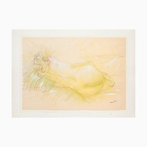 Soldier - Original Pen and Pastel on Paper - 1975 1975