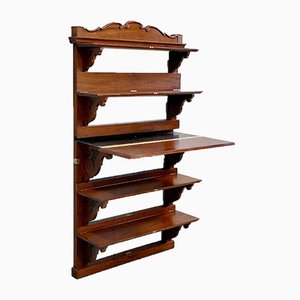 Late-19th Century Mahogany Wall Shelf or Secretaire Stand