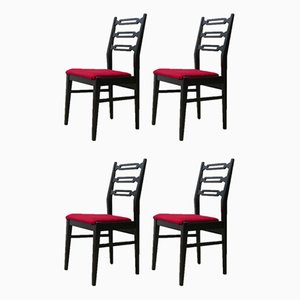 Sedie da pranzo Mid-Century, Scandinavia, set di 4