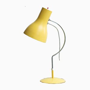 Lámpara de mesa vintage amarilla de Josef Hurka para Napako