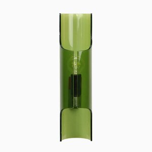 Italian Green Acrylic Glass Sconce from Guzzini / Meblo