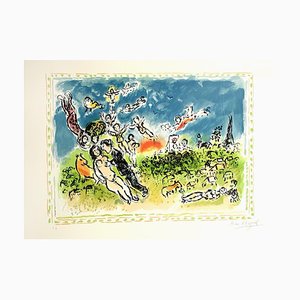 Lithographie Summer's Dream par Marc Chagall, 1983