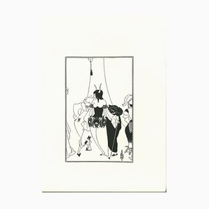 The Masque of the Red Death Lithographie von A. Beardsley, 1970er
